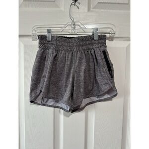 Lululemon Tracker Shorts V 4" Heather Lux Multi Black Low Rise Size 4 (W7AT8S)
